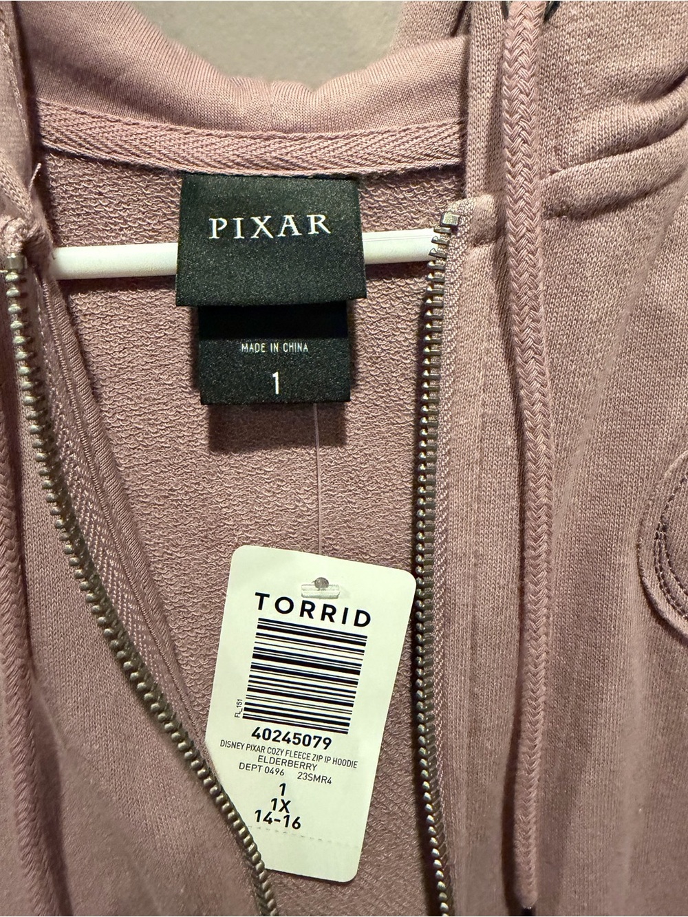 Torrid Disney Pixar Zip Hoodie - Picture 3 of 5